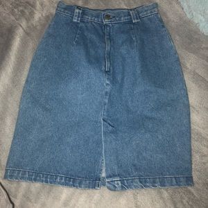 Vintage Calvin Klein jean skirt